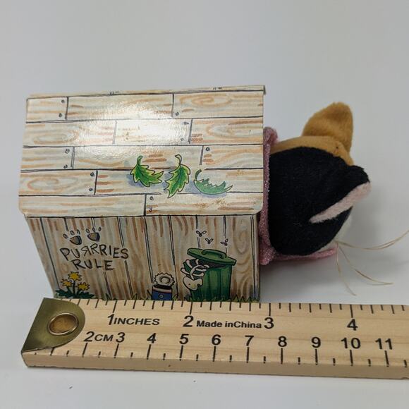 Pound Purrries Puppies 1998 Mary Meyer Mini Kitty Cat Plush 11/12 Calico Bandana - Picture 10 of 11